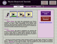 Tablet Screenshot of physicsvodcasts.com